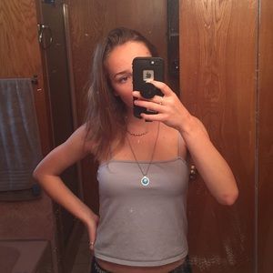 (2for$20)uo straight neck cami